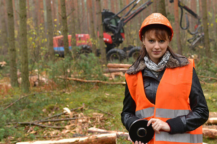 Female Tree Services Professional